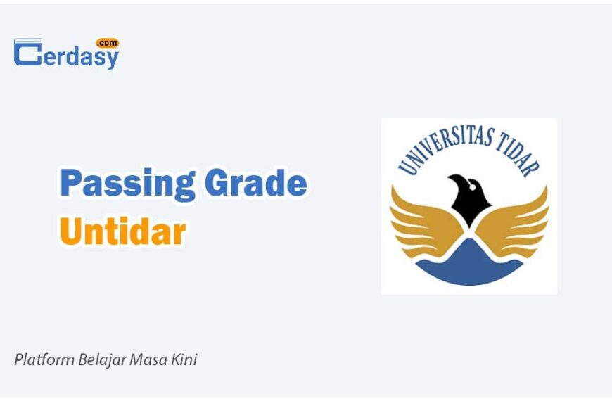 Passing Grade Untidar