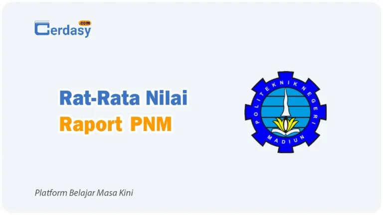Rat Rata Nilai Raport SNBP PNM
