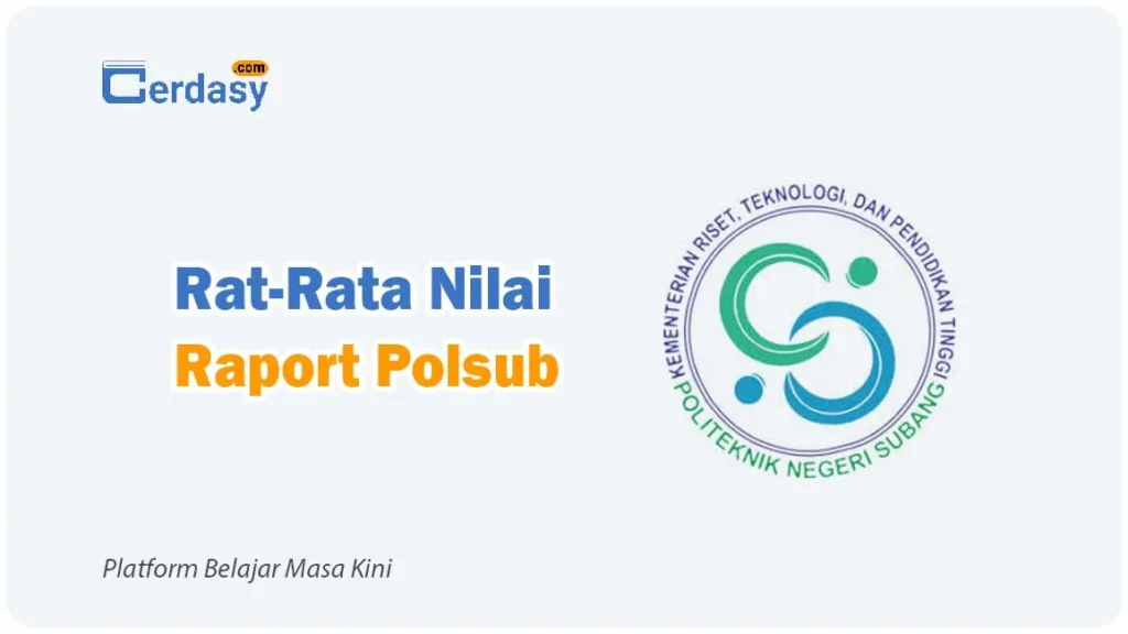Rat Rata Nilai Raport SNBP POlsub