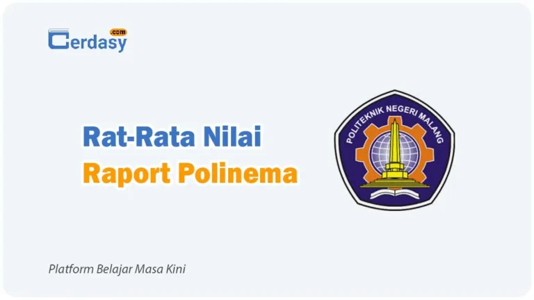 Rat Rata Nilai Raport SNBP Polinema