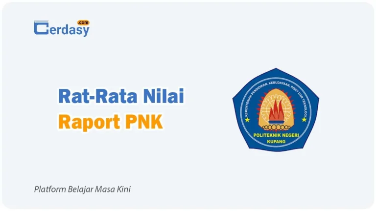 Rat Rata Nilai Raport SNBP PNK