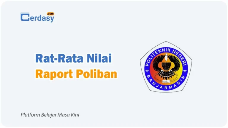 Rat Rata Nilai Raport SNBP Poliban