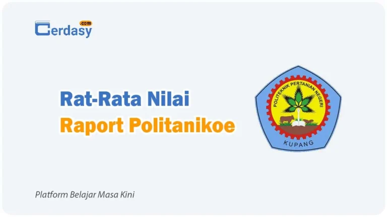 Rat Rata Nilai Raport SNBP Politanikoe