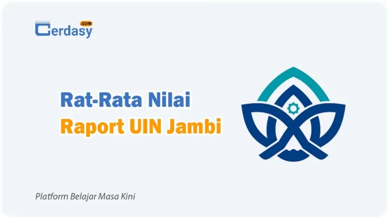 Rat Rata Nilai Raport SNBP UIN Jambi