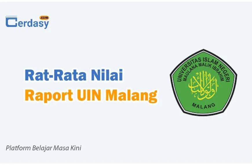 Rat Rata Nilai Raport SNBP UIN Malang