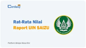 Rat Rata Nilai Raport SNBP UIN SAIZU