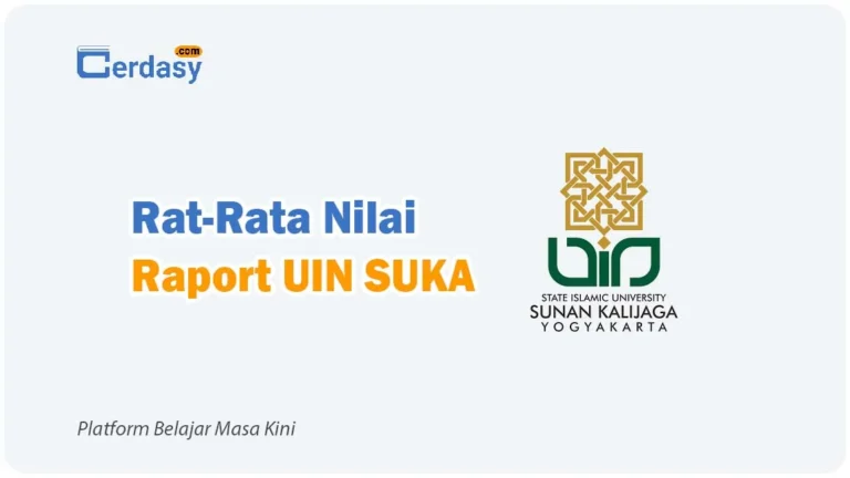 Rat Rata Nilai Raport SNBP UIN SUKA