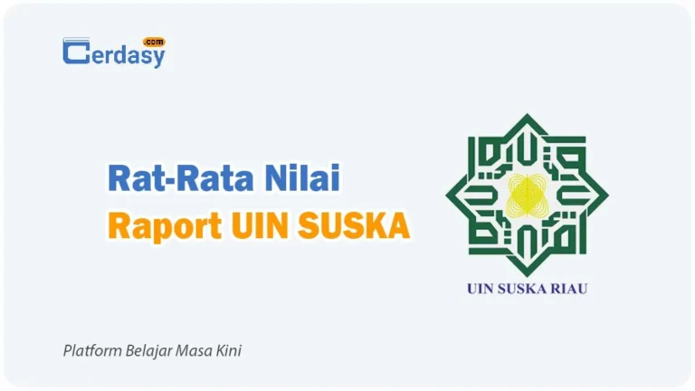 Rat Rata Nilai Raport SNBP UIN SUSKA